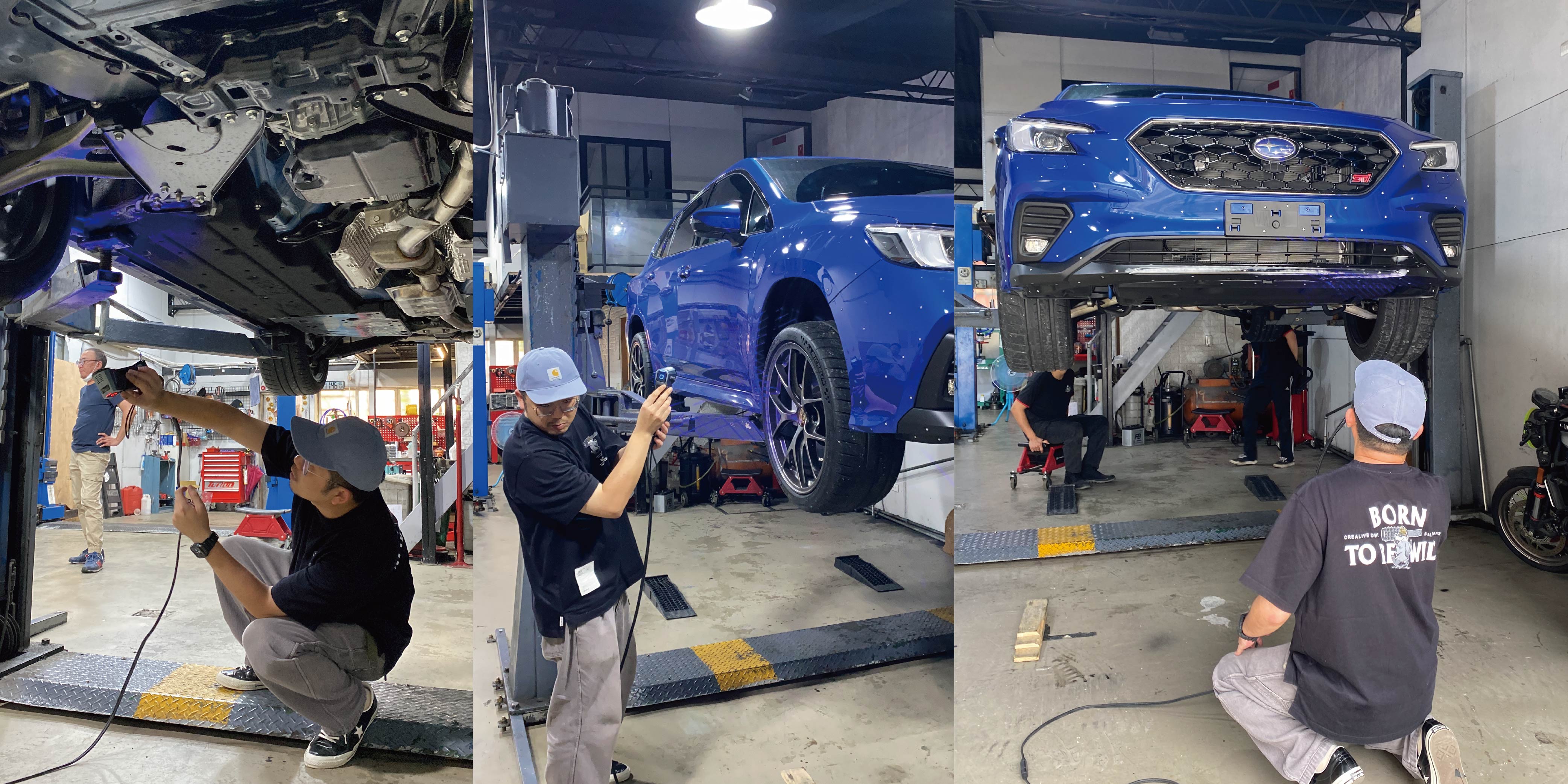 Subaru WRX Wagon 車體掃描作業