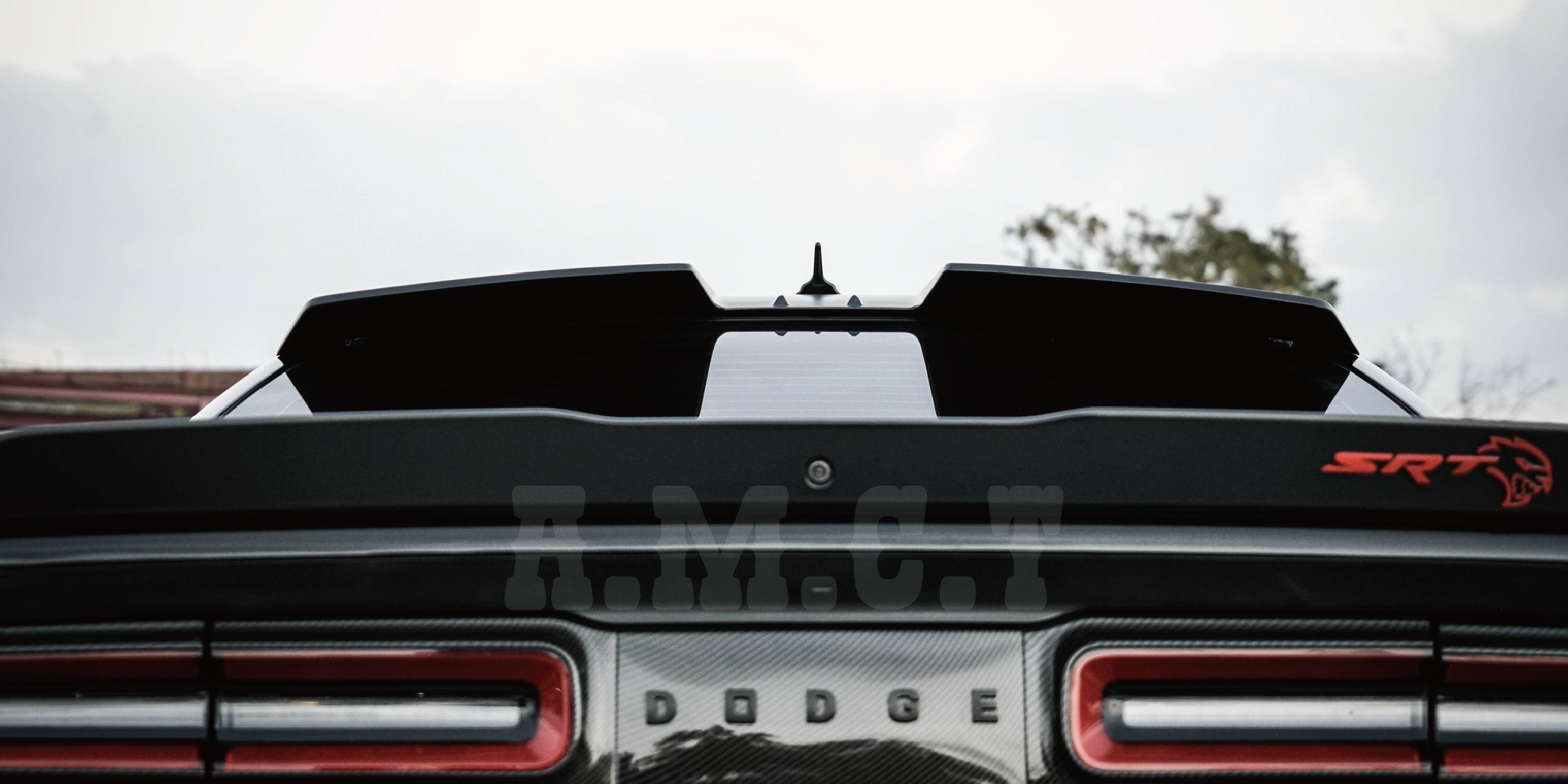 Dodge Challenger 道奇挑戰者尾翼-正後方視角